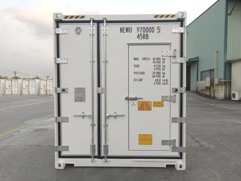 Câmara frigorífica móvel em NOVO contentor refrigerado High Cube de 40 pés - Imagem de 5