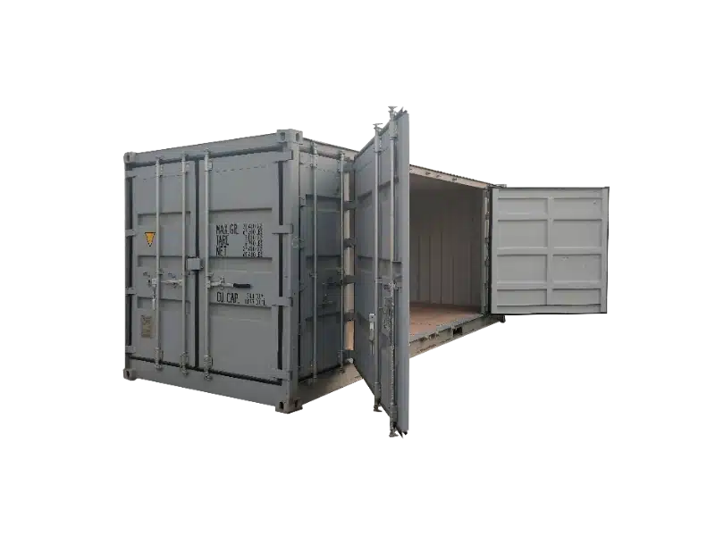 Contentor marítimo 20 pés OPEN SIDE FIRST VOYAGE